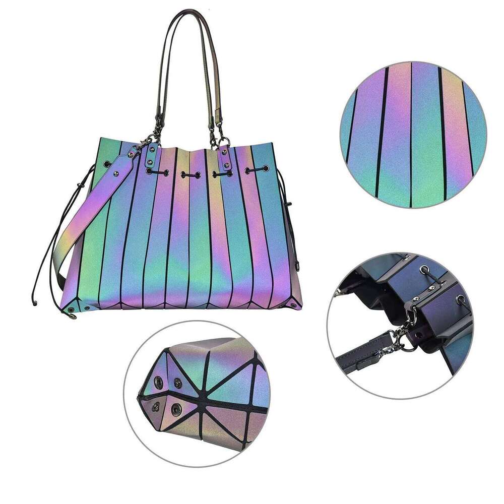 Women's Bags Designer Lawaia Lattice Single Shoulder Pu Stripe Bag Reflection 1Pc Fashion Small Capacity Ordinary Accessories Less Is More For Gi