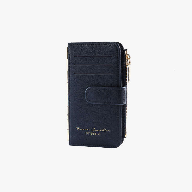 New Style Card Holder High-end Multi-card Slot Large Capacity Wallet Fashion Metal Zipper Multi-functional Coin Purse