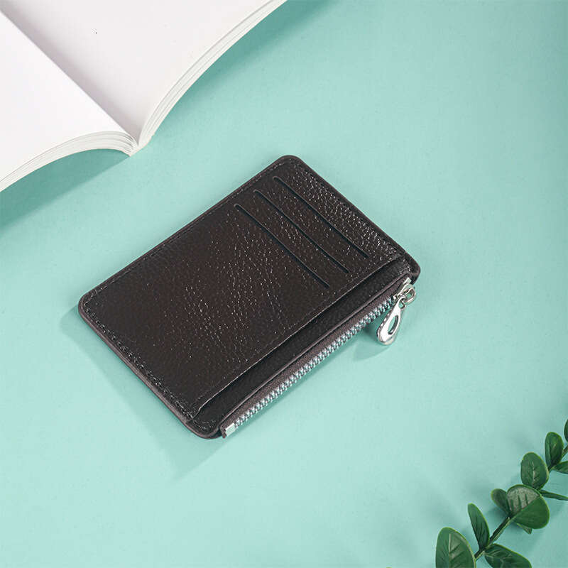 Hot Selling 2025 New Casual Zipper Multi-Card Slot Coin Purse Multi-Functional Lychee Pattern Card Holder
