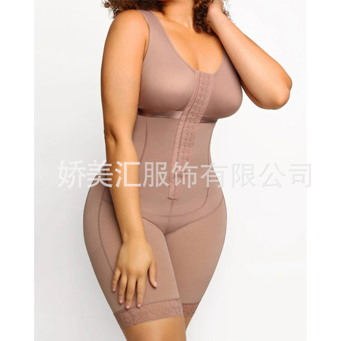 Women's Shapers Fajas Colombianas Plastic Fish Bone Double Compression Thin Strap With Bra Tummy Control Body Shaper High Compression Shapewear 230325