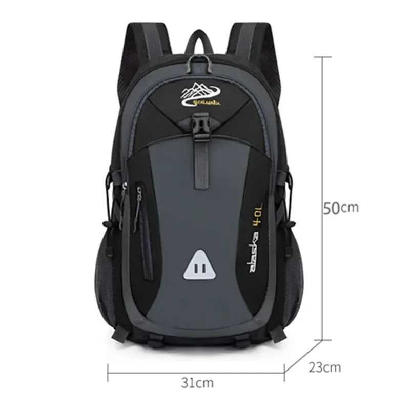Travel Backpack Men and Women Outdoor Mountaineering Bag Large Capacity Waterproof Sports Hiking Camping Luggage Storage BagsW250603