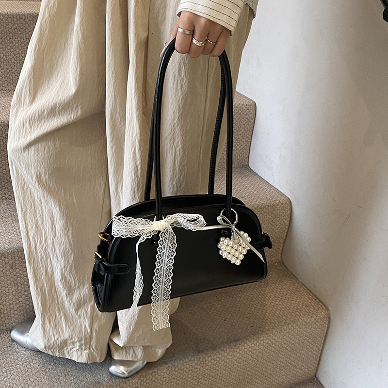 designer Niche Texture Fashion Shoulder Bag 2025 Spring New Fashion Underarm Bag High-end Handheld Commuter Bag