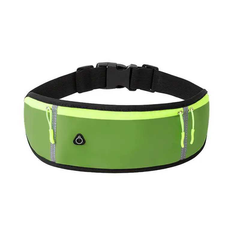 Running Waist Bag With Hidden Pouch For Men And Women Sports Belt Pouch Mobile Phone Case Gym Sport Bags Running Belt Waist Pack W250604
