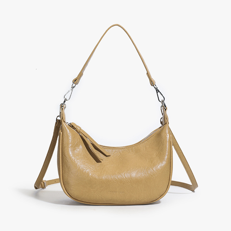 designer 2025 New Small Bag for Women, High-End Crossbody Dumpling Bag, Niche Design, Fashionable Versatile Commuter Underarm Bag