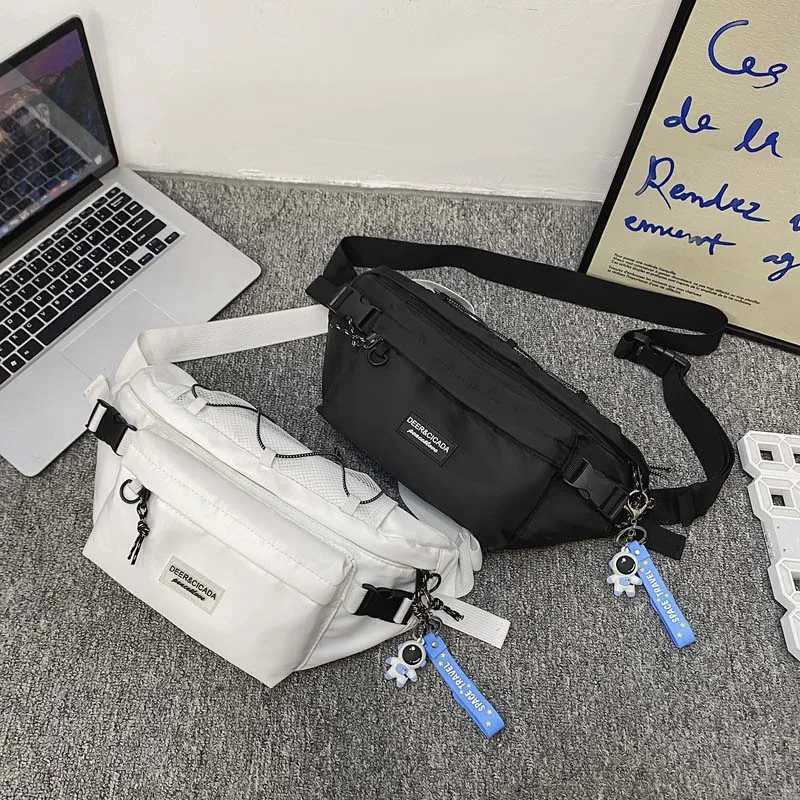 Street Hip-hop Waist Bag High Capacity Unisex Chest Pack Shoulder Bags Fashion New Trend Fanny Pack Woman Nylon Belt Bag Purse W250604