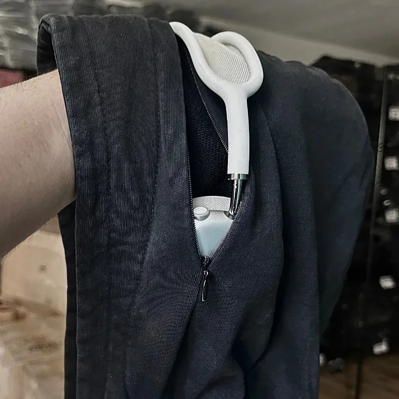 Music Connects Us Oversized Retro Zipper Hoodie Men Y2K American Trend Harajuku Hip Hop Goth Casual Joker Couple Street Wear 250529