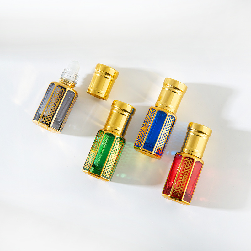 Elegant 6 Milliliter Flavored Fragrance Container Featuring Exquisite Rolled Jewelry Accent