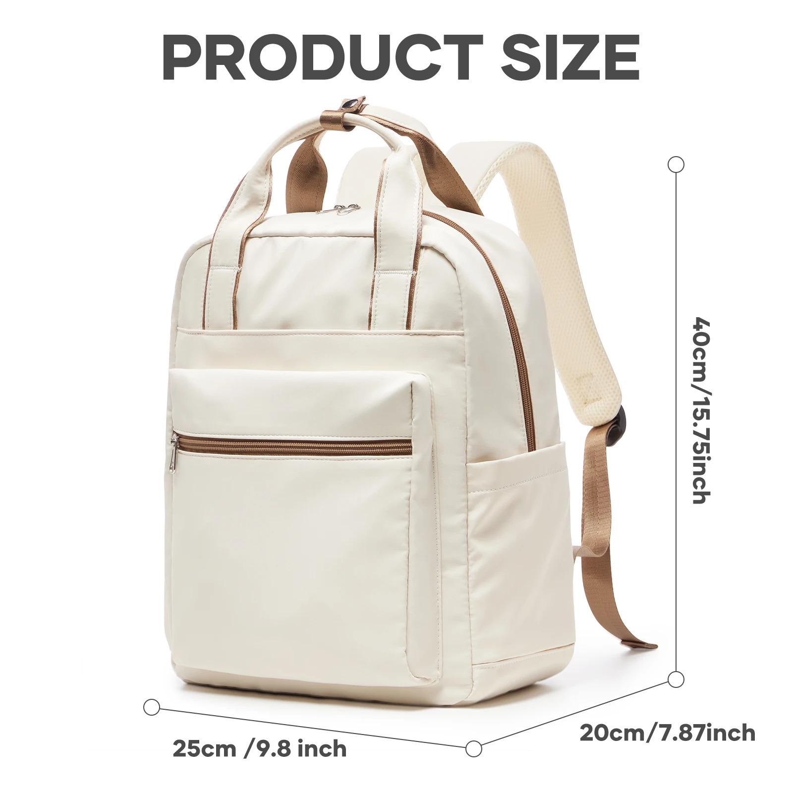 Womens Backpack Fashion Simple Travel Backpack Shoulder Bag Commuting Teenager Casual College Backpack Ins Laptop Bag 250530