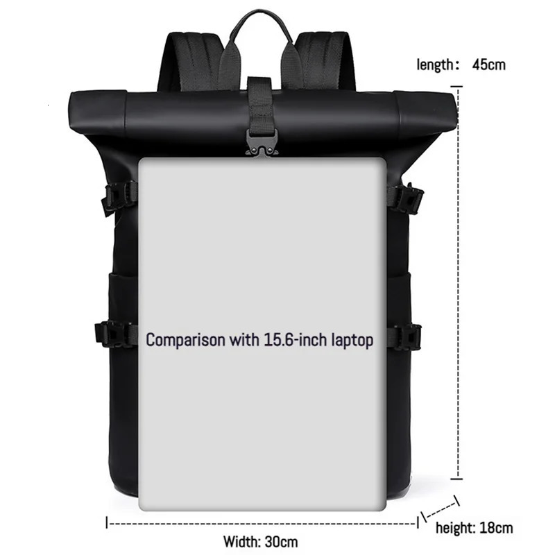 Shoulder Bag Mens Senior Sense of Business Computer Outdoor Leisure Rolled Edge Travel Backpack Fashion Commuting 250530