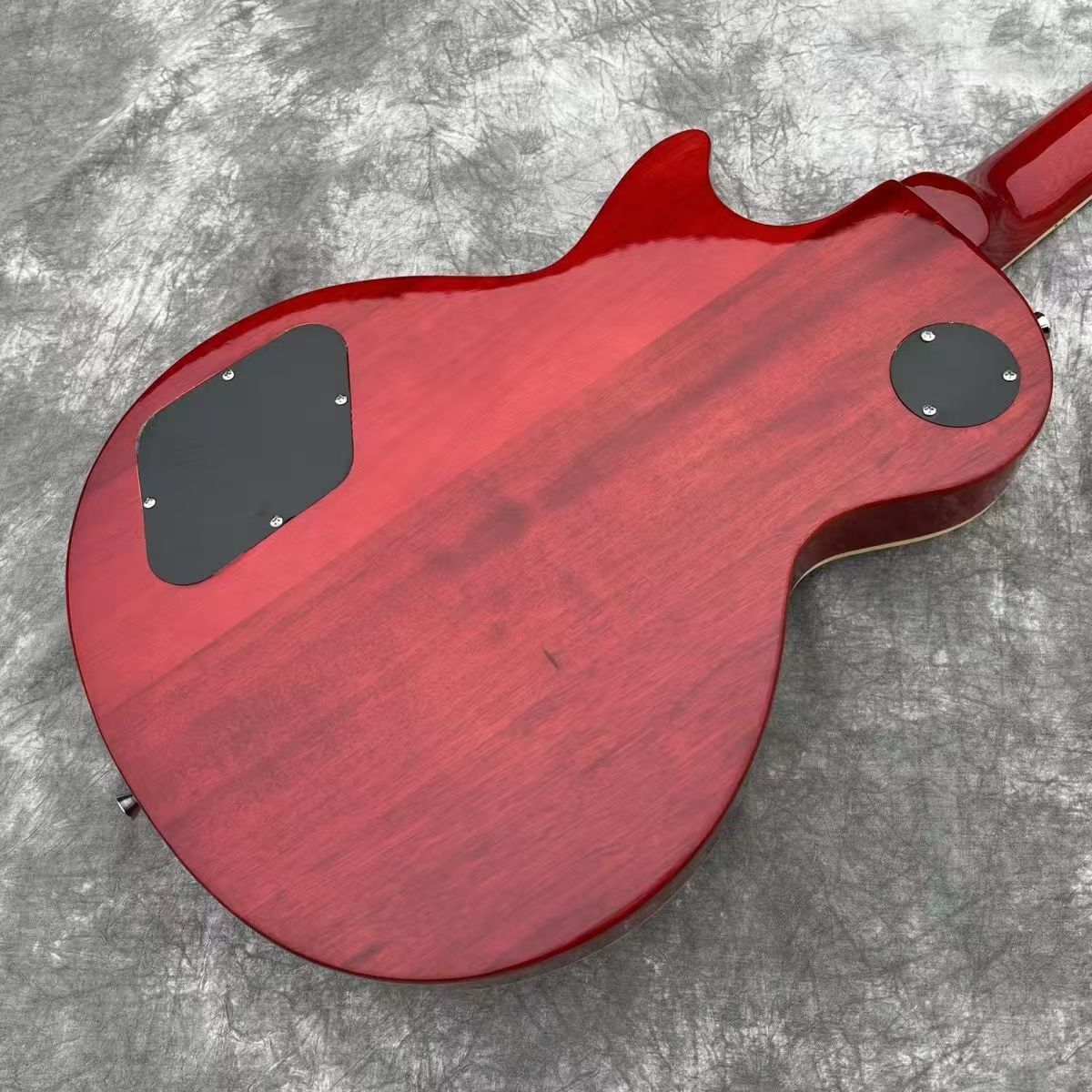 Customizable Electric Guitar - Unique Tiger Striped Finish