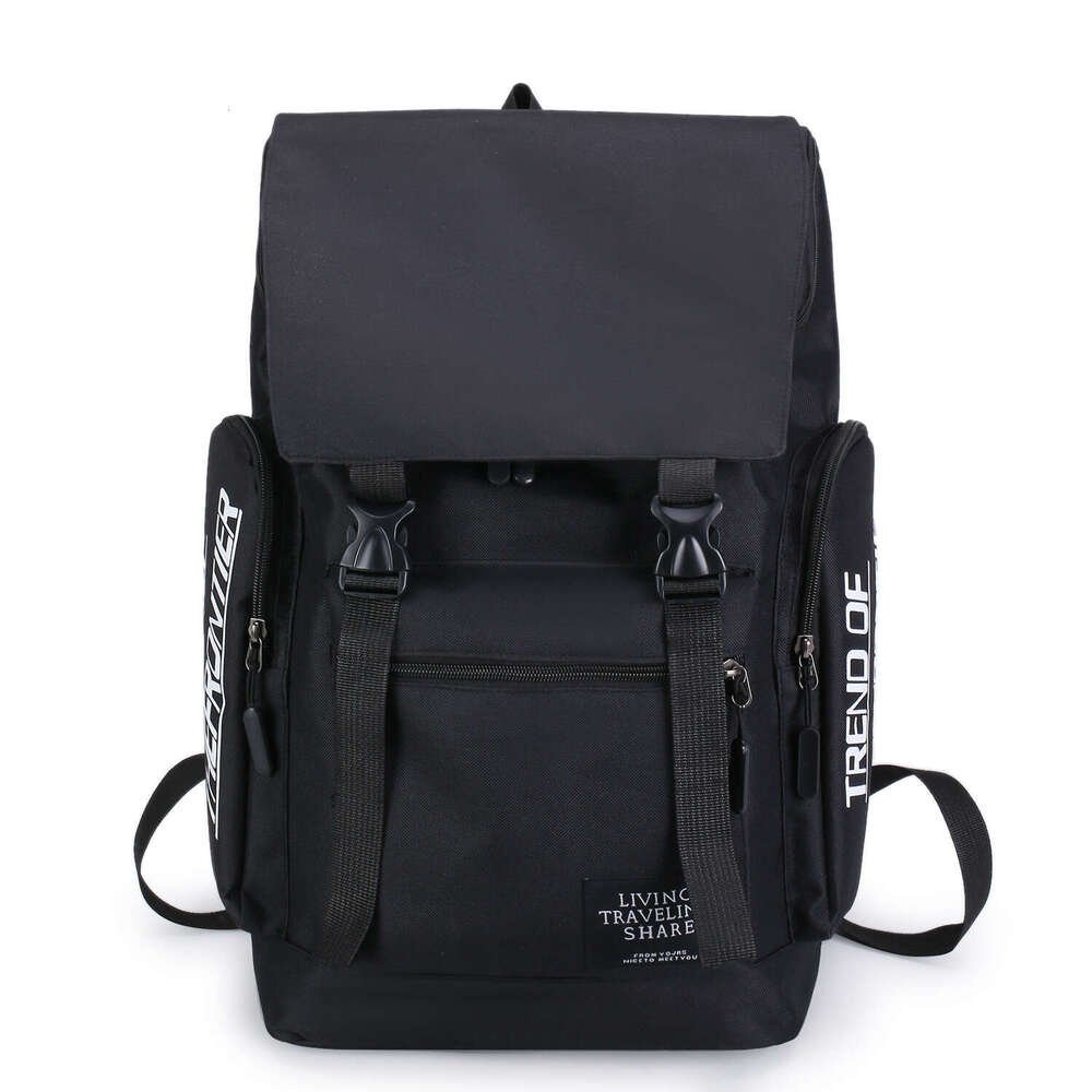 Large Capacity Casual for Students Travel Trendy Laptop School Backpack Double Shoulder Bag