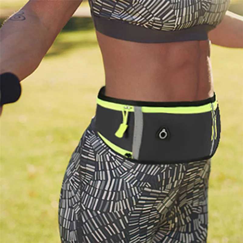 Waist Bag Women Men Sport Running Waterproof Comfortable Gym Safety Reflective Tape Cycling Phone Case Small Hanging Bag Unisex W250604