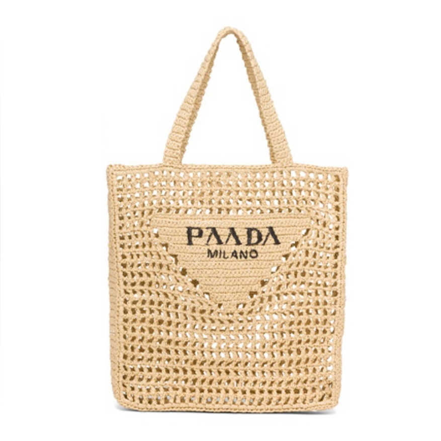 PAADR TOP High Quality Designer Woven Fashion Casual Tote Large Capacity Embroidery Hollowed-out Summer Beach Resort Shoulder Bag Dopamine Color Hand-crafted