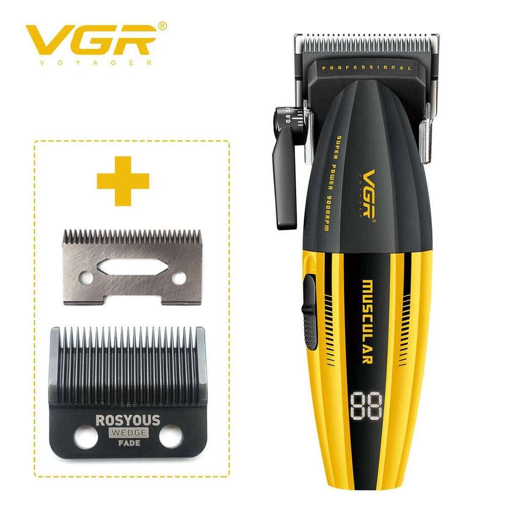 VGR Professional Adjustable Haircut Hine 9000Rpm Clipper Cordless Trimmer Electric Hair Clippers Men V-285