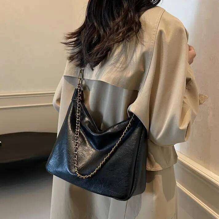 2025 New Women's Tote Crossbody Feel Chain Shoulder Bag For Work Evening Party