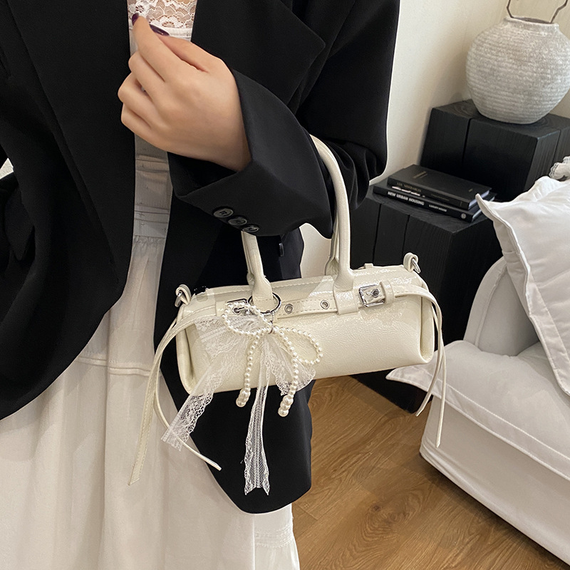 designer Korean Niche Trendy Fashion Handbag Baguette Bag for Women 2025 Spring Summer New High-end Casual Shoulder Crossbody Bag