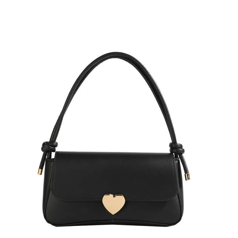 Minimalist Texture Underarm 2025 New High-end Heart Shoulder Small Square Commuter Crossbody Bag