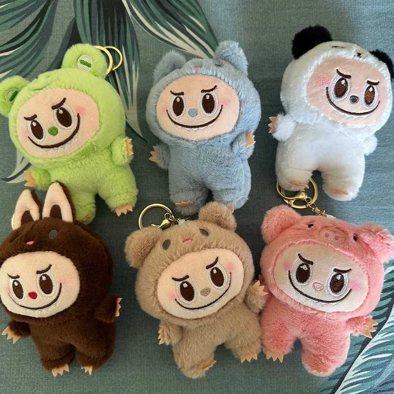 LABUBU New Monster Plush Key Chain Bag Decoration Accessories Plush Doll Bag Pendant Decoration Keychain Women Girls Gifts M250604