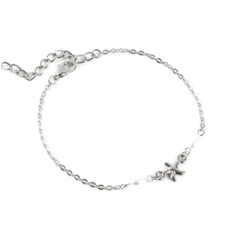 New Fashion Summer Starfish Pearl Anklet for Women Party Bohemian Style Handmade Foot Bracelet Beach Jewelry Gift W250604