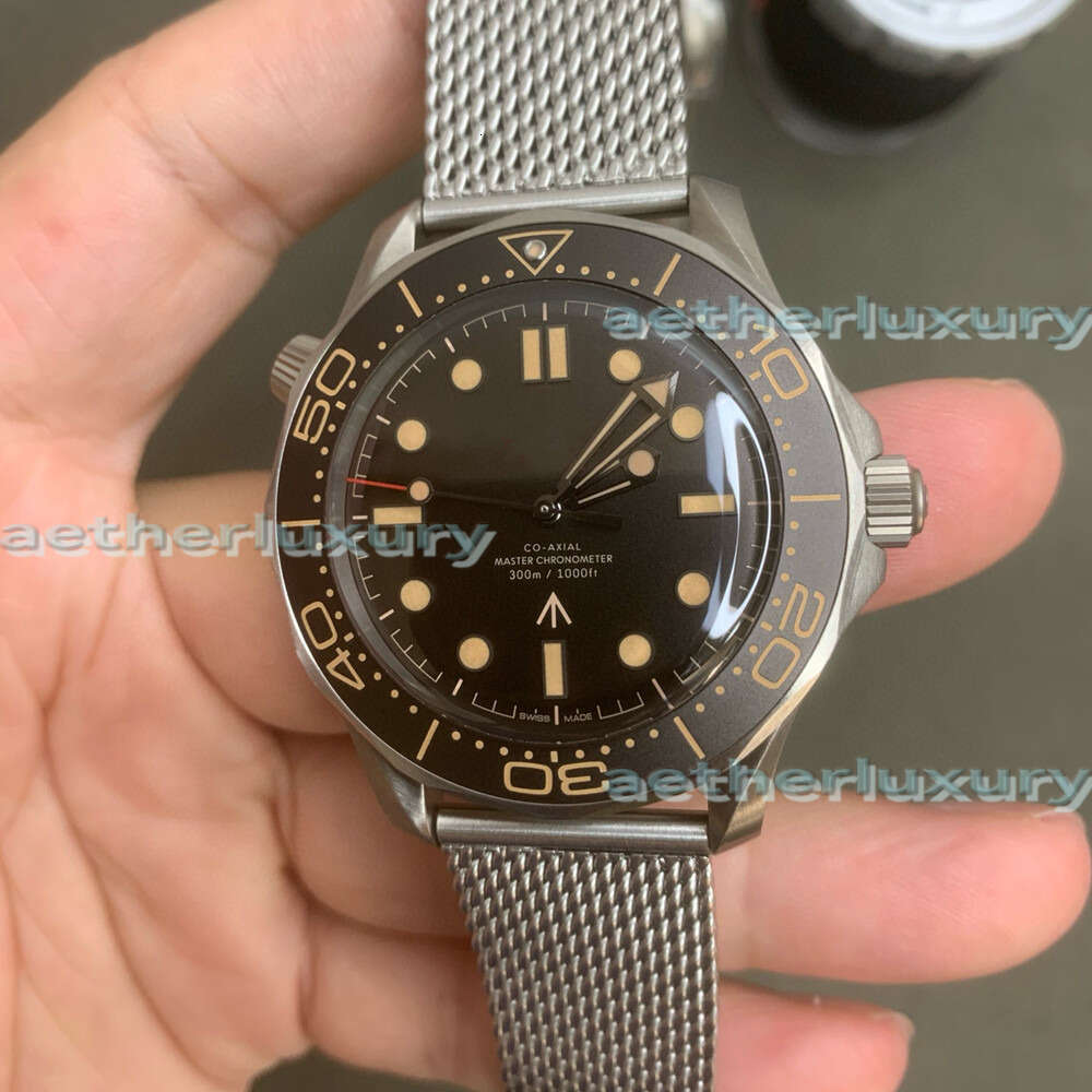 Sea Master 300M Titanium 007 210.90.42.20.01.001 No Time to Die AAAAA 5A Quality 1:1 SuperClone VSf Factory Watches 42mm Mens Automatic nical 8806 Movemen eb9