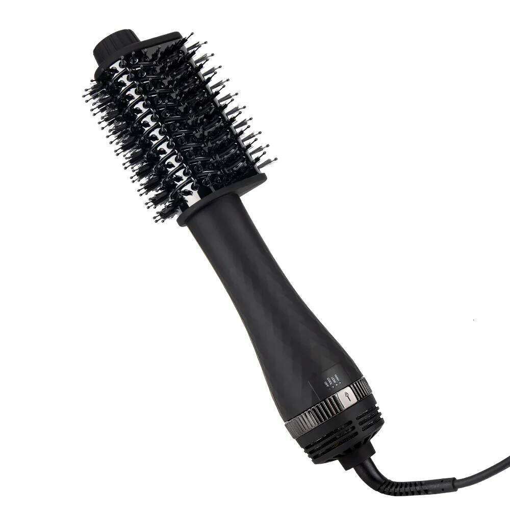 Hot Air Brush Multi-Function Dryer Straightener Curler Comb One Step Professional Salon Hair Styler And Volumizer Ion Blow