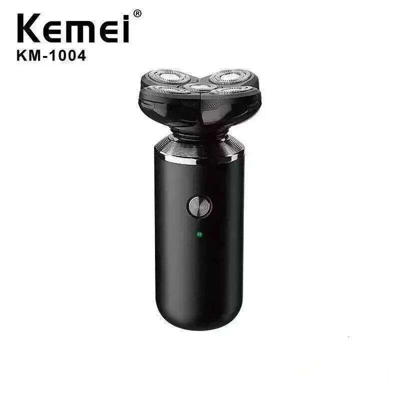 Kemei KM 1004 5-In-1 Electric Shaver For Men Nose Ear Trimmer, Hair Clipper, Bald Head Shaver,Body Groomer