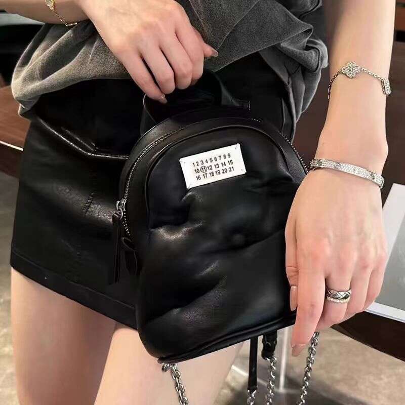 Women's Bags Designer Women's Bags Designer Jennie Style Soft Double MM Chain Single Shoulder Crossbody Small Simple Versatile Cloud Bag