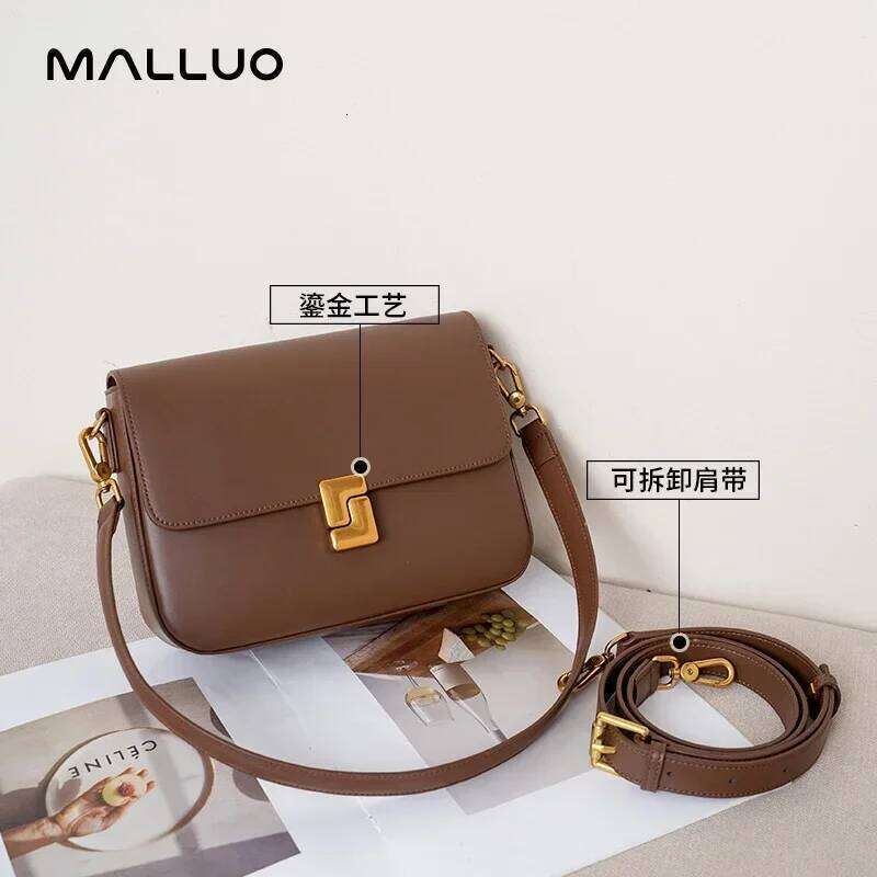 Women's Bags Designer Women's Natural Cowhide Fashion Square Female Cow Genuine Leather Crossbody Bag Ladies Retro Casual Commuting Handbags