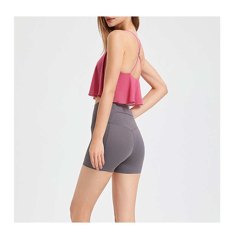 Sports Fitness Shorts Peach Butt Shorts Women Hip Lifting High Waist Stretch Leggings Yoga Women