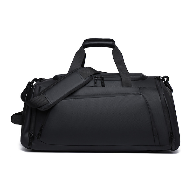 Large Capacity Men's Multifunctional Backpack for Business Travel, Crossbody Sports Training Gym Bag with Wet and Dry Separation