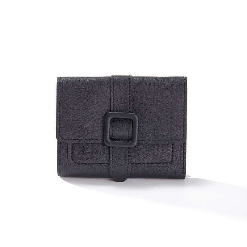 New Short Solid Color Card Holder Spring Women's High-end Wallet Coin Purse