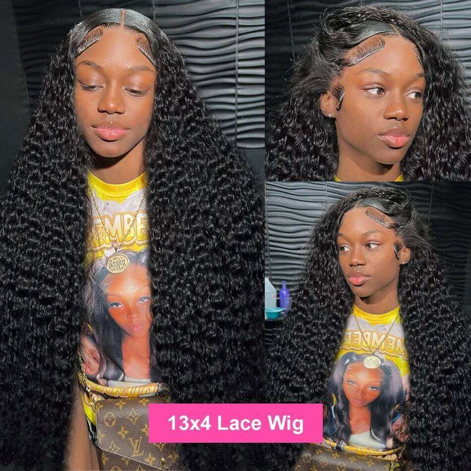 Valuri 30 32 40 Inch 13x6 HD Wave Frontal Curly Human Hair Wigs Loose Deep Brazilian 13x4 Lace Front Wig For Women