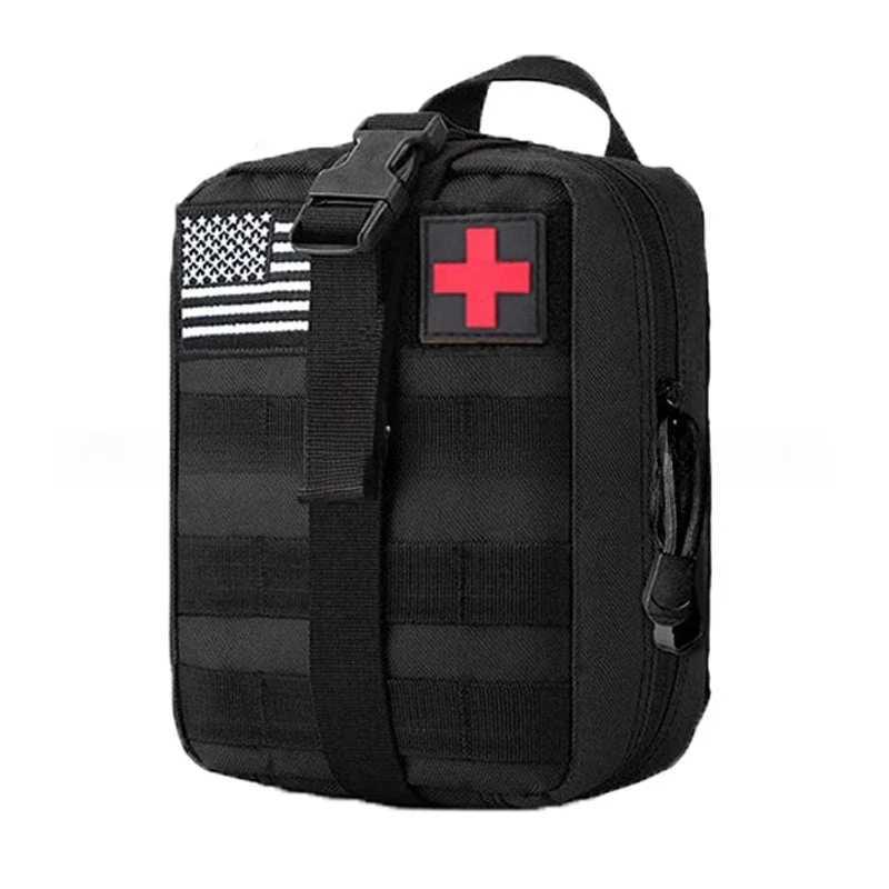 Outdoor Camouflage Tactical Backpack Emergency First Aid Kit Multi Functional Travel Waist Pack Accessory Pouch W250603