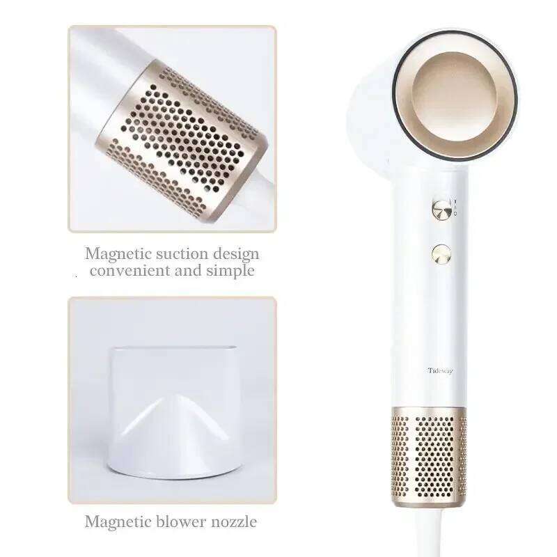 Tideway High-Speed Hair Dryer PRO M01 Brushless Motor & Ionic Technology 4 Temperature Settings Thermo Control