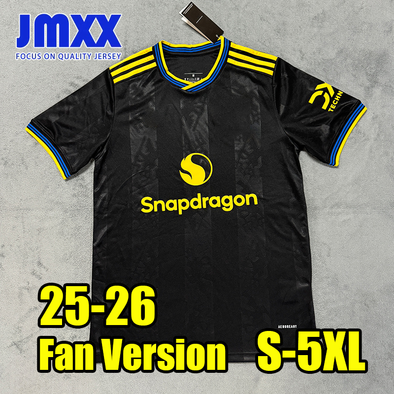 5XL 4XL XXXL JMXX 25 26 Soccer Jersey Home Away Third Hojlund Rashford Zirkzee Fernandes Mainoo Antony Yoro Mens Football Man Shirt 2025 2026 Fan Version