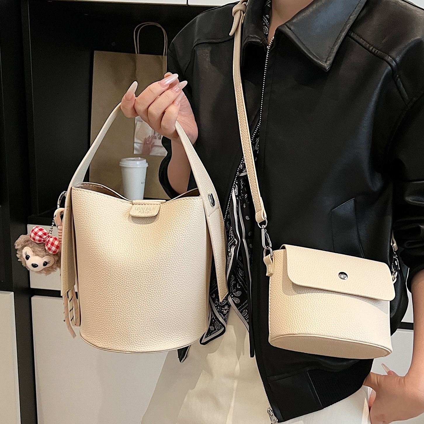 designer High-End Underarm Bag for Women 2025 New Trendy Fashion Versatile Shoulder Bag Mother-Daughter Bag Crossbody Bucket Bag