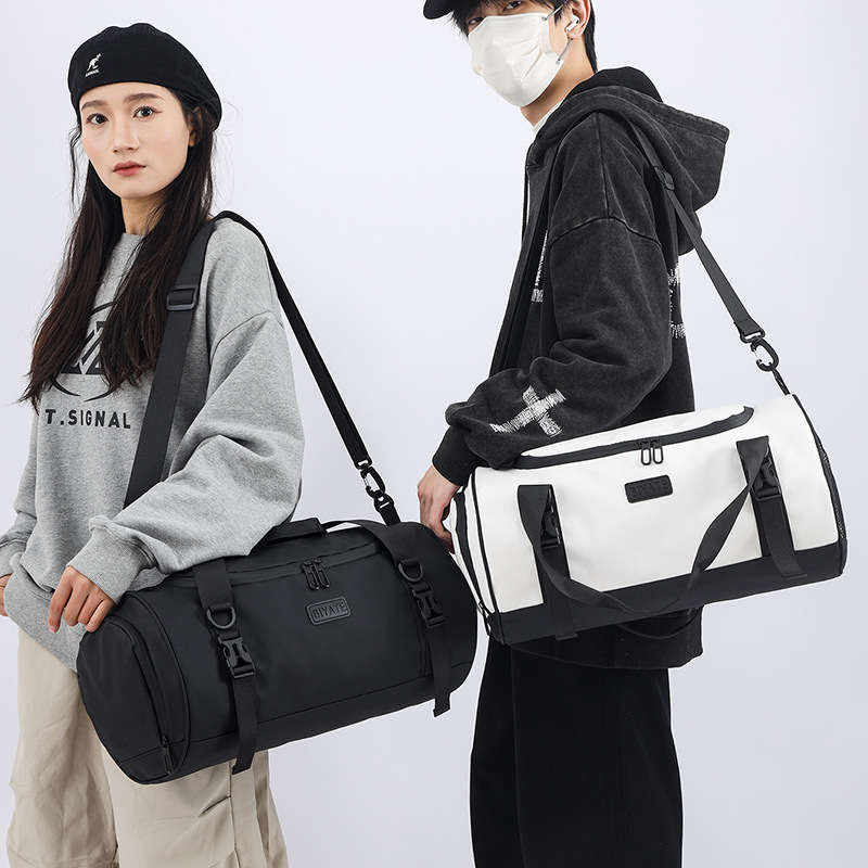 Travel Capacity Fiess Yoga Trendy Cool Men's Business Trip Accommodation Storage Shoulder Handheld Large Bag