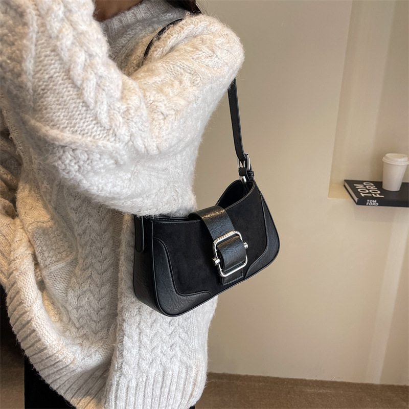 Free Shipping Designer Bag High-quality Underarm Bag Women's 2025 New Retro Fashion Wasteland Style Small Square Bag Commuting Shoulder Bag