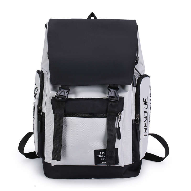 Large Capacity Casual for Students Travel Trendy Laptop School Backpack Double Shoulder Bag