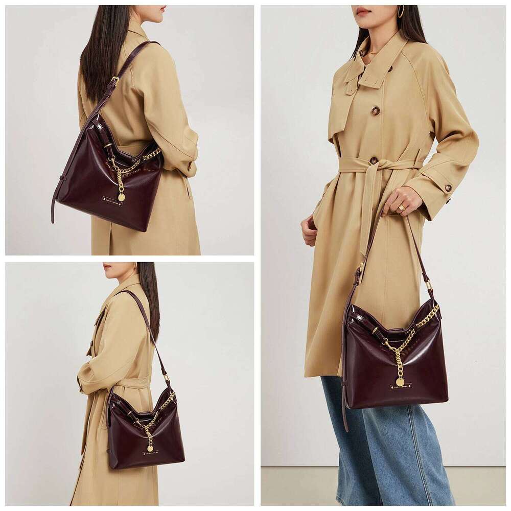 OLOEY Cnoles Brand Design Women Bucket Handbag Fashion Female Shoulder Lady Leather Top-handle Bags