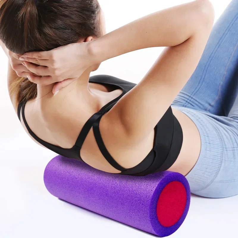 Solid Yoga Block Massage Stick EPE Eco-friendly Fitness Foam Roller Muscle Relaxation Gym Equipment Pilates Body Exercises 250603