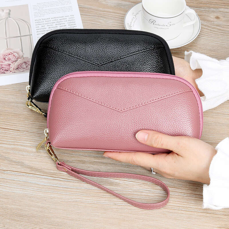 New Long Wallet Fashion Large Capacity Clutch Coin Purse Phone Zipper Handheld Small Women's Bag