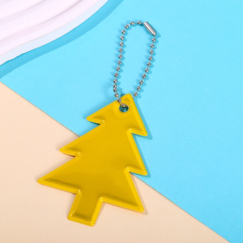 Christmas Tree Shaped Glow-in-the-Dark Backpack Pendant - Perfect Holiday Decorations with Multiple Color Options
