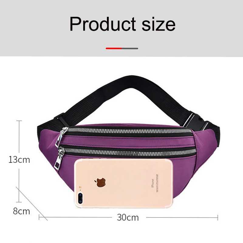 Geestock Women Waist Bag Nylon Fanny Packs Chest Bag Man Waterproof Phone Bag Waist Pack for Sport Travel Climbing and Cycling W250604