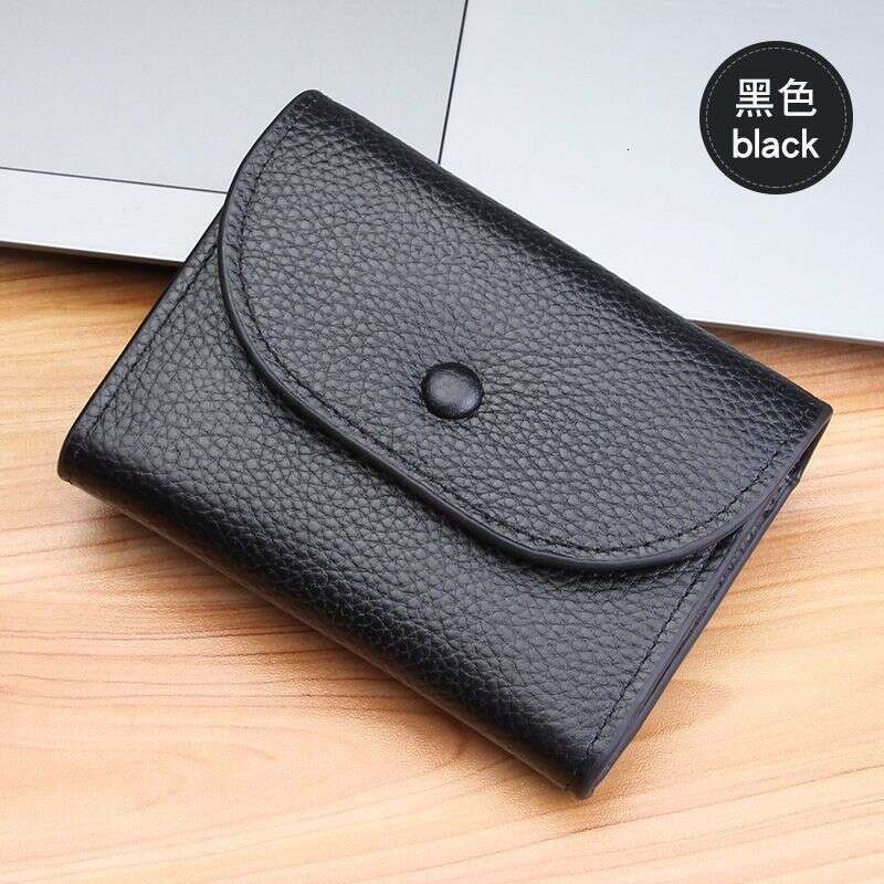 Ultra-thin Purse Men's Mini Simple Small Wallet Women's Card Holder Coin Bag 2025 New Model