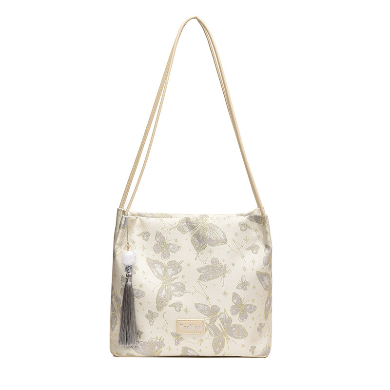 designer New Chinese Style Bag for Women 2025 New Trend Hanfu Ancient Style Single Shoulder Underarm Bag Fashionable Crossbody Bucket Bag