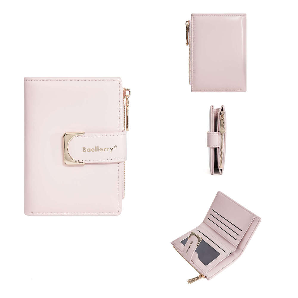 Women's Wallet Female Ins Style Exquisite Short Buckle Multi-Card Slot Coin Purse Card Holder High-End Feel