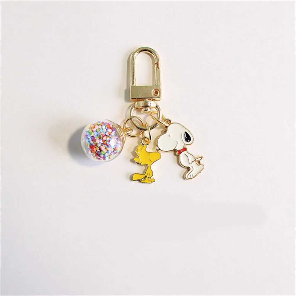 KAWaii Creative Cartoon Character Keychain Pendant Simple Personalized Cartoon Bag Buckle Decorative Accessories Gift W250604