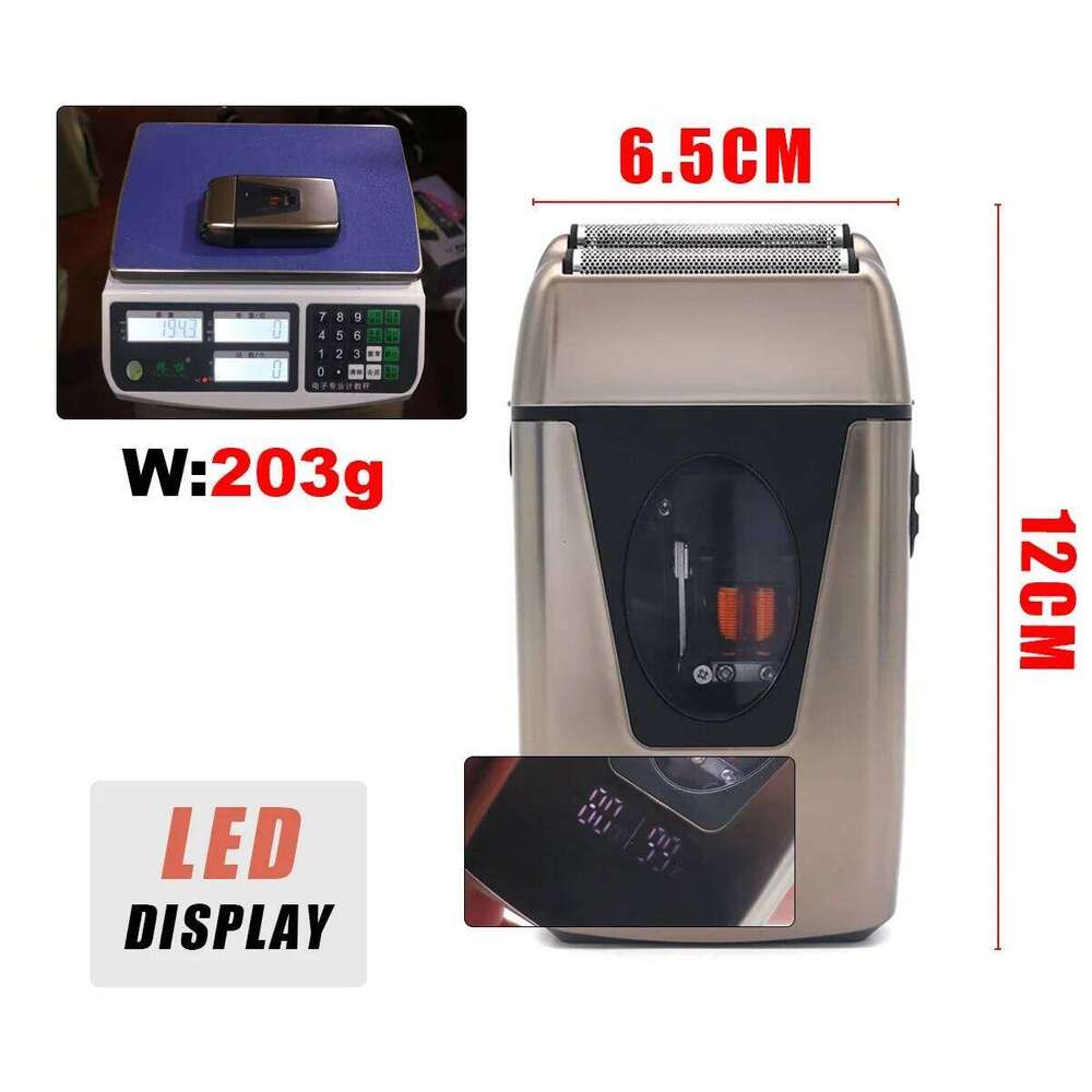 Mens Electric With 9200Rpm Magnetic Levitation Motor And LCD Display Professional Barber Shaver For Barbershop