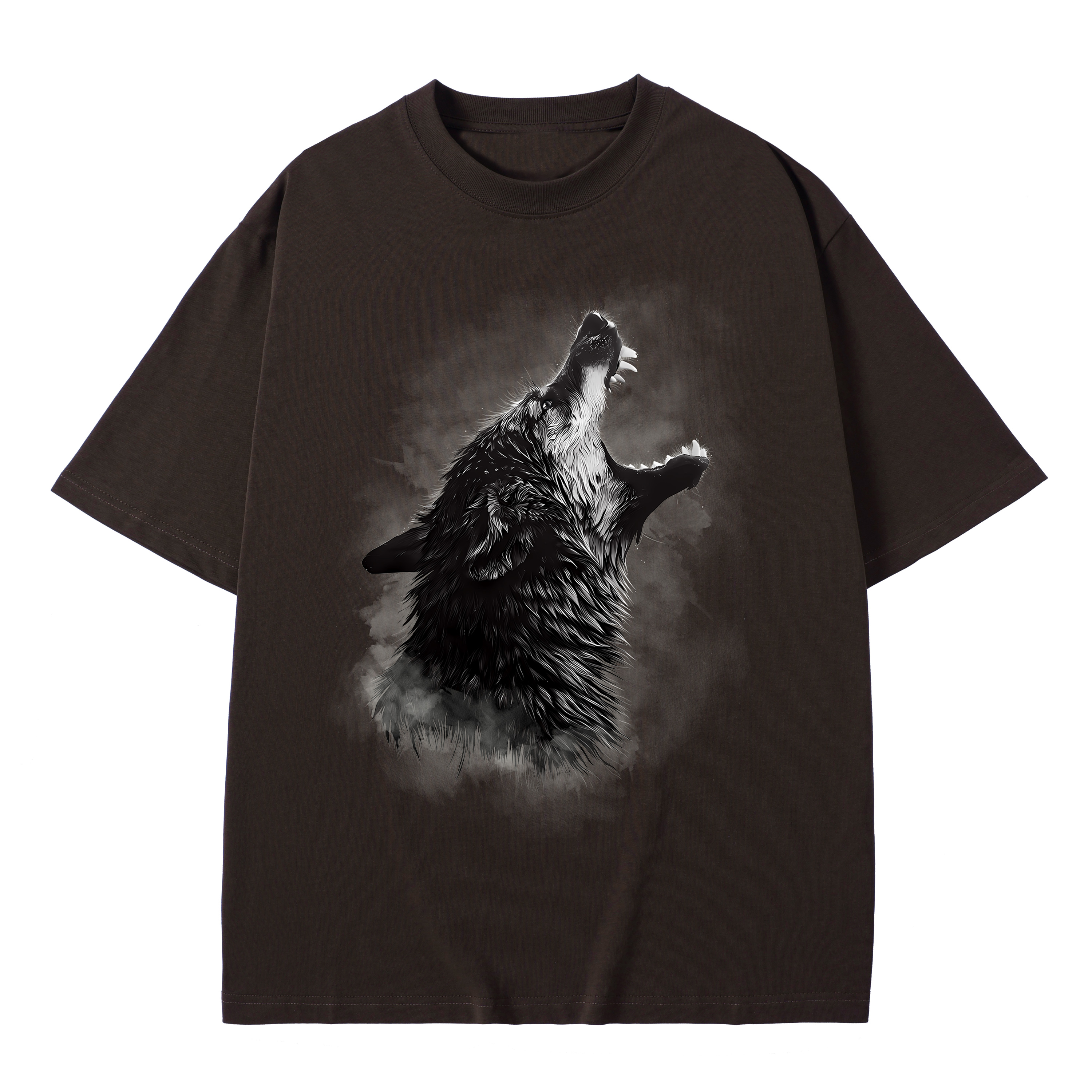 T-shirt men's top designer cotton T-shirt Silver the wolf short sleeved clothing high-quality fashionable T-shirt BROADTRUE